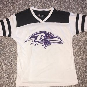 2 Baltimore Ravens shirts